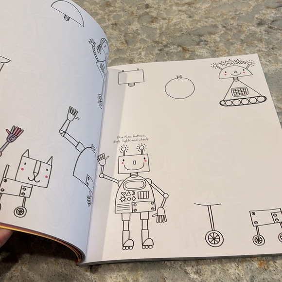 The Usborne Red book of Drawing, doodling and coloring. - Picture 5 of 5